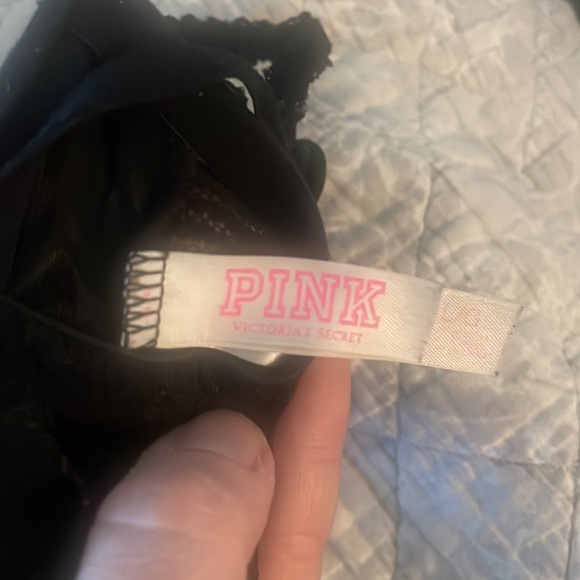 Victoria secret PINK black lace bralette - Picture 4 of 5
